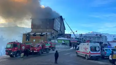 3 Bakan, Kartalkaya Otel Yangınında İnceleme Yapıyor