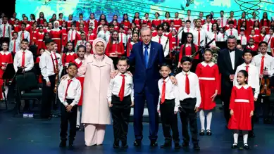Erdoğan, 23 Nisan Konserini Dinledi